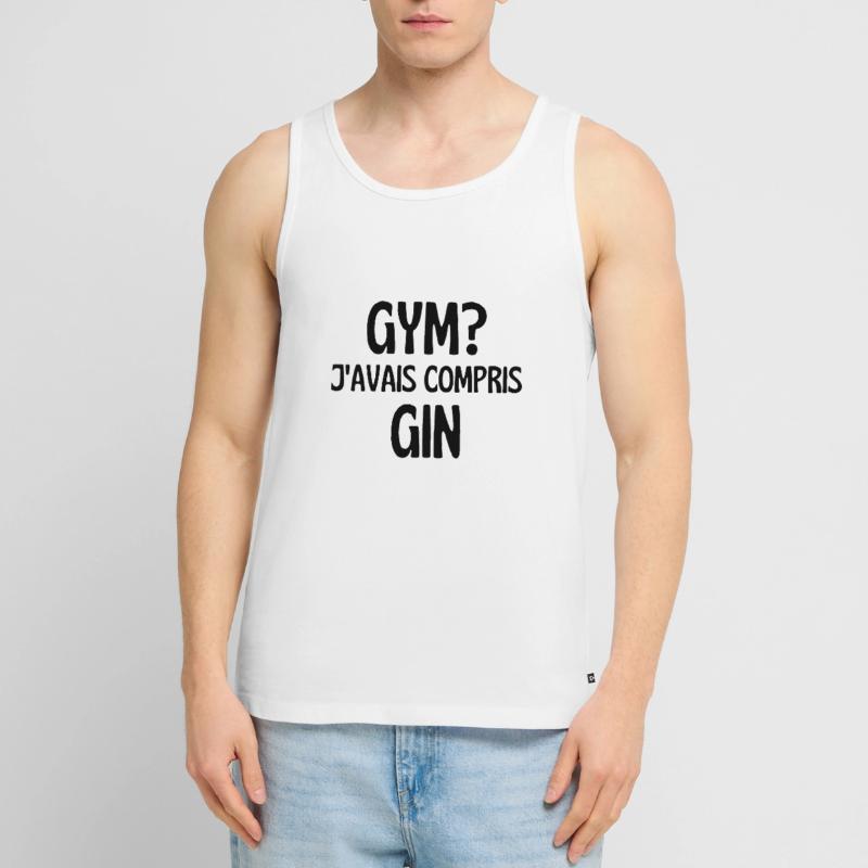 j'avais compris gin Débardeur bio Premium Homme
