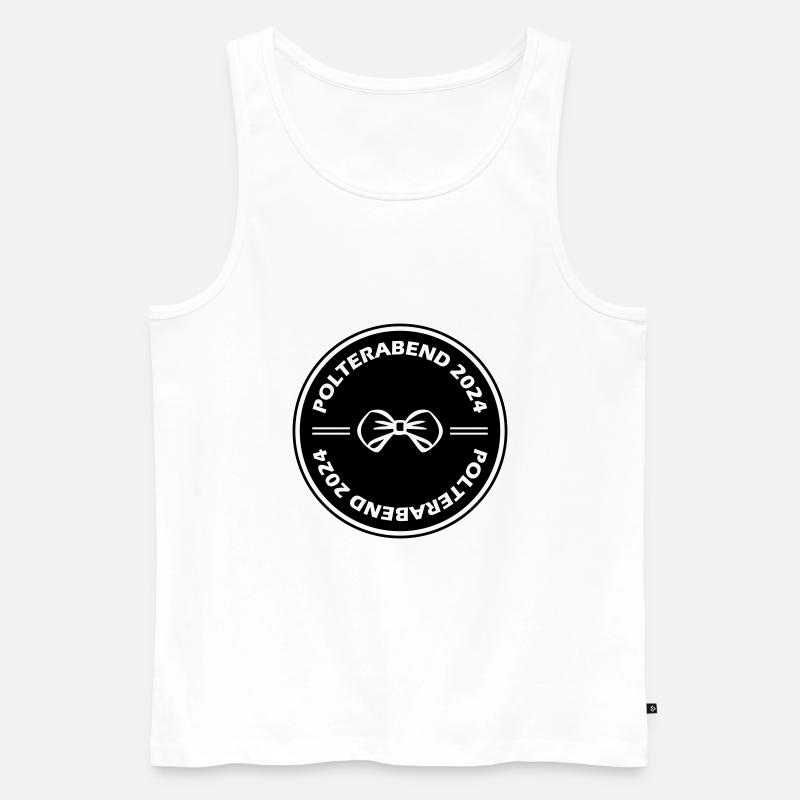 Polterabend 2024 - Männer Premium Bio Tank Top - Weiß