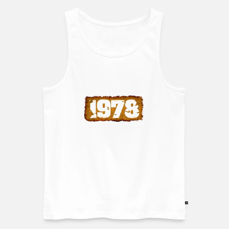 1978 - Männer Premium Bio Tank Top - Weiß