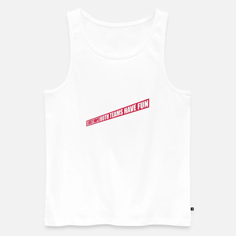 Both Teams Have Fun - Männer Premium Bio Tank Top - Weiß