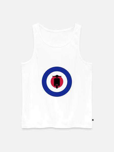 scooter mods target - Men's Premium Organic Tank Top - white