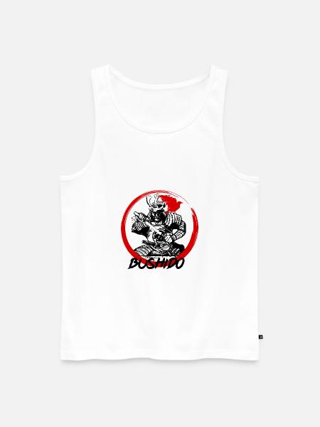 Bushido Aikido Kendo Judo - Männer Premium Bio Tank Top - Weiß