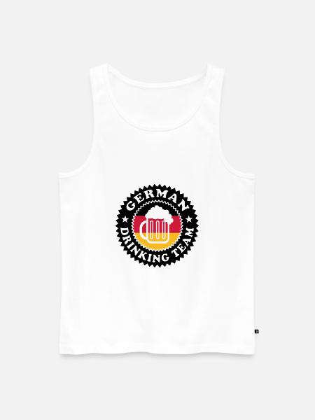German Drinking Team 01 - Débardeur bio Premium Homme - blanc