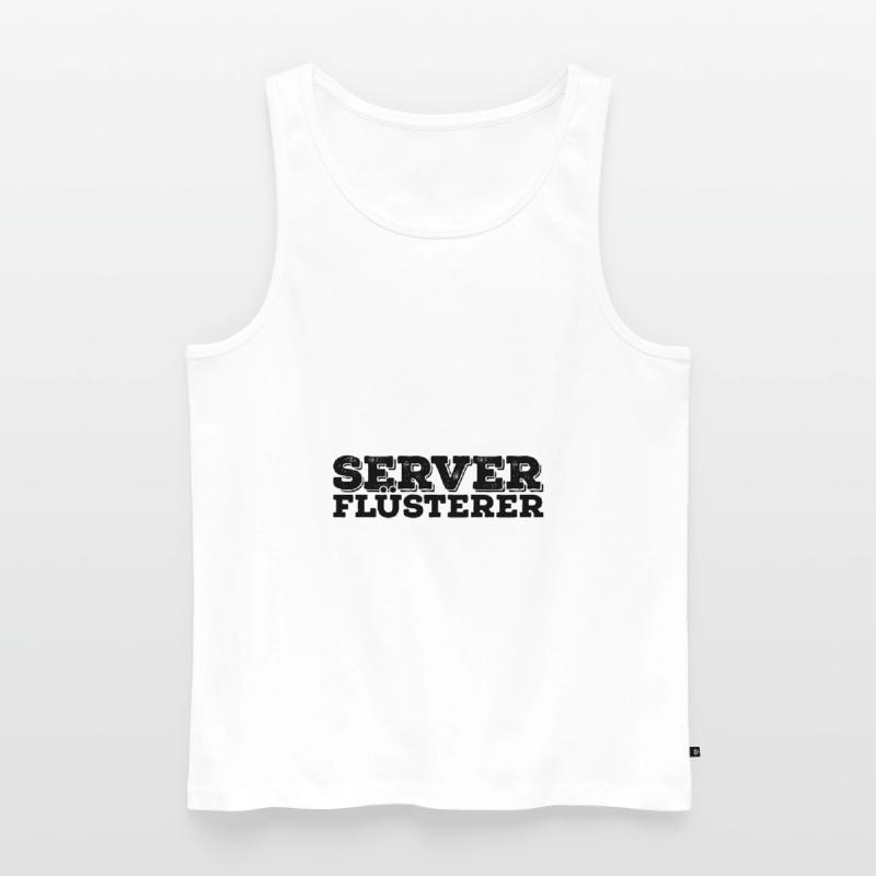 Server Flüsterer Admin Sysadmin Geschenk Männer Premium Bio Tank Top