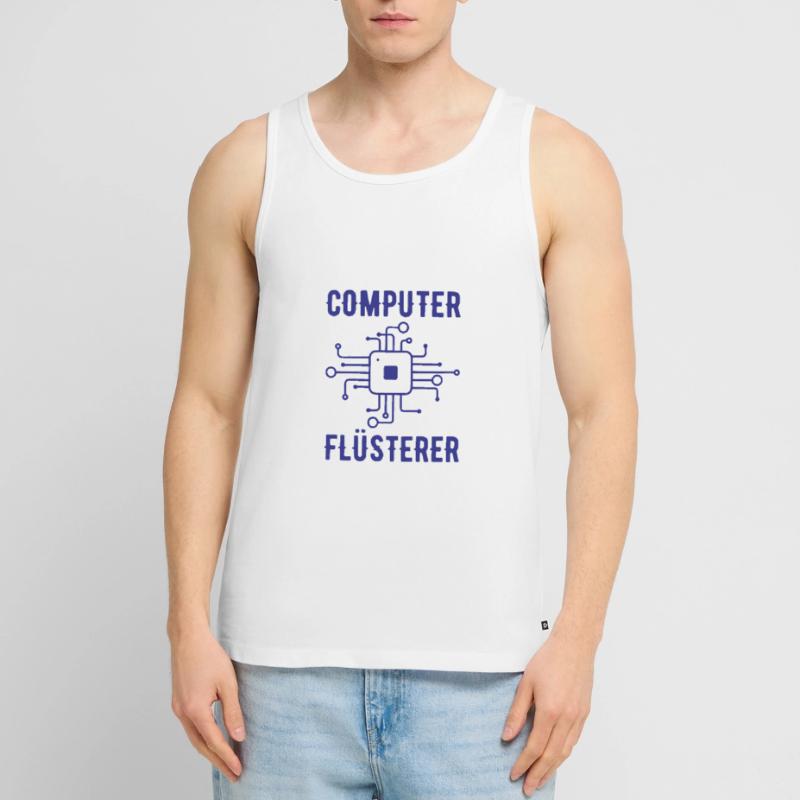 Computer Flüsterer Admin Sysadmin Geschenk Männer Premium Bio Tank Top