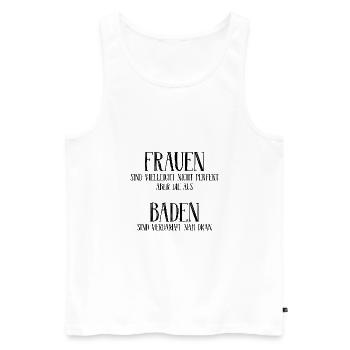 Frauen Schwarzwald Schwarzwaldmädel Geschenk - Männer Premium Bio Tank Top - Weiß - Vorne - Michal (187cm)