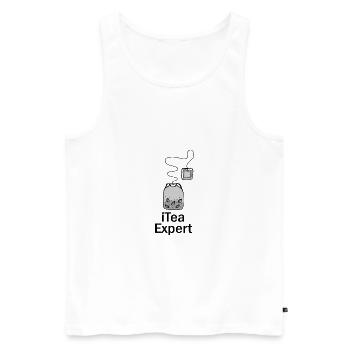 IT Expert Coding Beruf Spruch Geschenk - Männer Premium Bio Tank Top - Weiß - Vorne - AI Model Male 178 light (178cm)