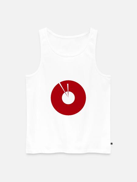 climate protection - Men's Premium Organic Tank Top - white