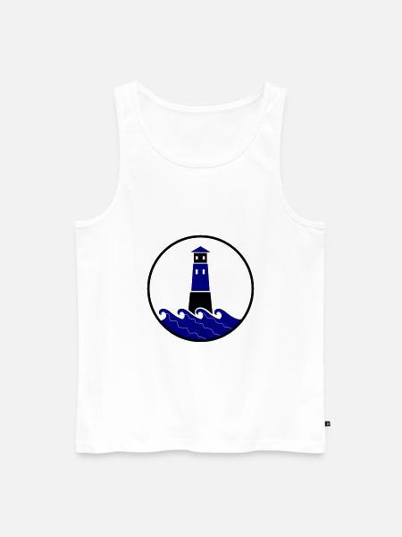 phare - Débardeur bio Premium Homme - blanc
