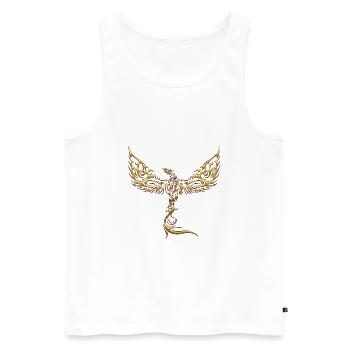 Eagles-Eagles-Eagles-Eagles-Bird-Bird - Men's Premium Organic Tank Top - white - Front - AI Model Male 178 light (178cm)
