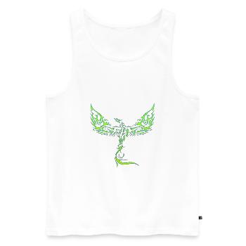 Eagles-Eagles-Eagles-Eagles-Bird-Bird - Men's Premium Organic Tank Top - white - Front - AI Model Male 178 light (178cm)