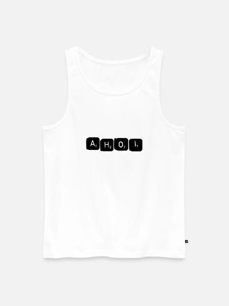 Heimatliebe Art Shop - Ahoi - Männer Premium Bio Tank Top - Weiß
