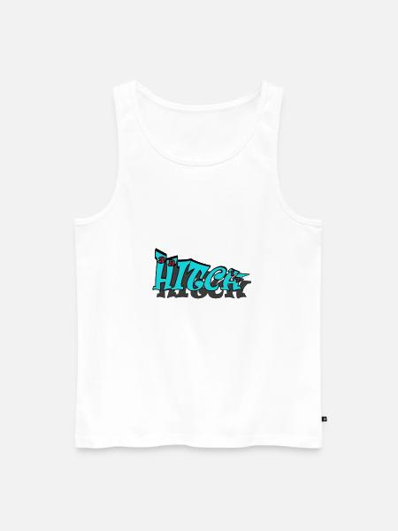 HITCH - Men's Premium Organic Tank Top - white