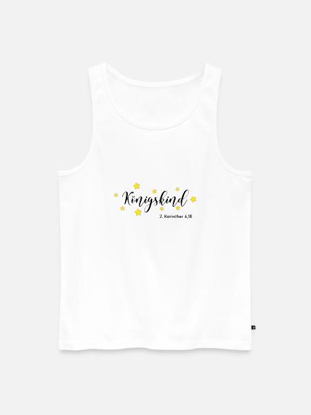 Koenigskind - Korinther - Männer Premium Bio Tank Top - Weiß