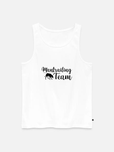 Mantrailing Team Cansport - Débardeur bio Premium Homme - blanc