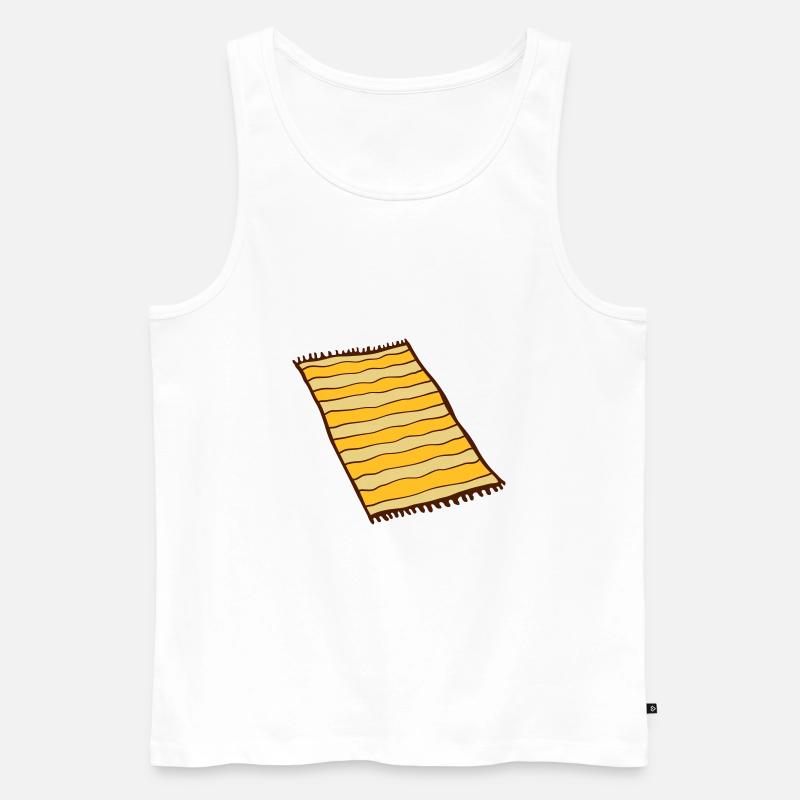 Cool Tæppe Design - Herre Premium økologisk tanktop - hvid