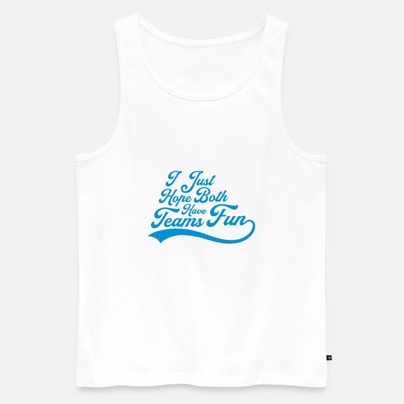 Both Teams Have Fun - Männer Premium Bio Tank Top - Weiß