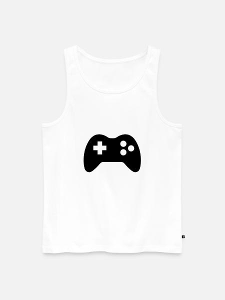 Video game console - Men's Premium Organic Tank Top - white