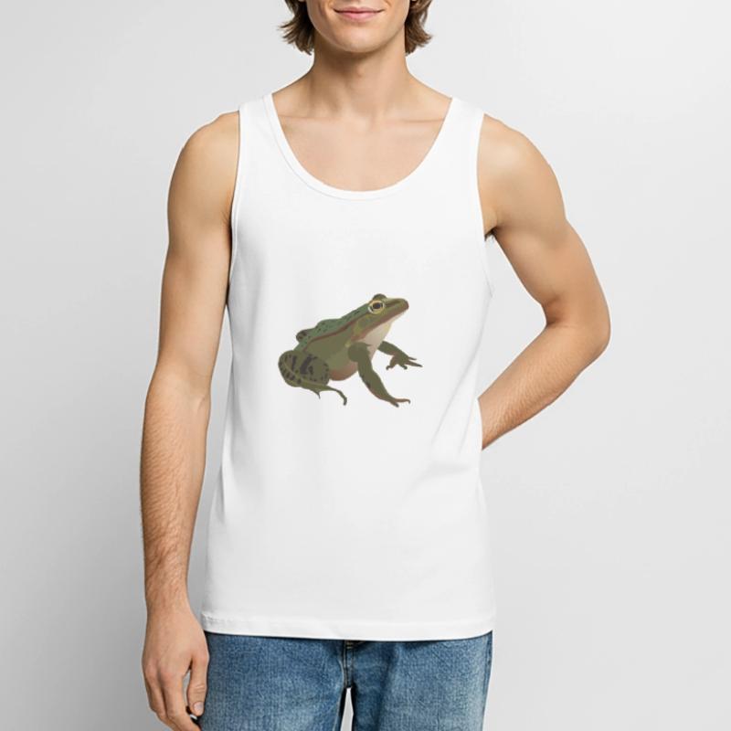 Frog mister frog toad common toad tree frog idea Men's Premium Organic Tank Top