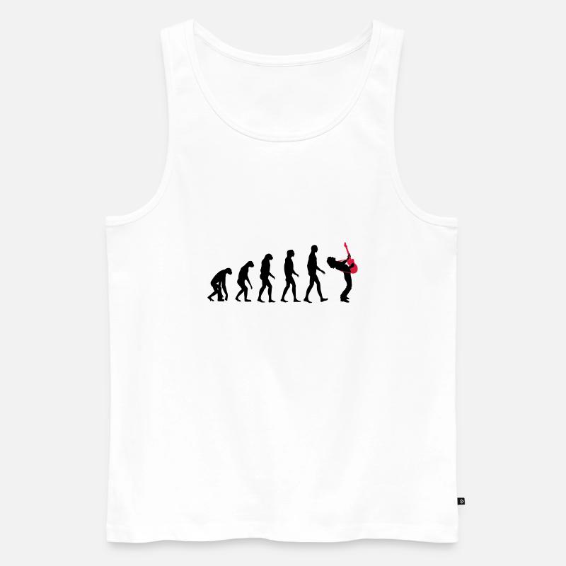 rock evolution - Männer Premium Bio Tank Top - Weiß