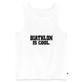 Biathlon - Débardeur bio Premium Homme - blanc - Devant - Michal (187cm)