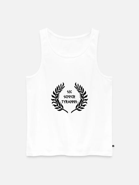 Sic Semper Tyrannis - Débardeur bio Premium Homme - blanc