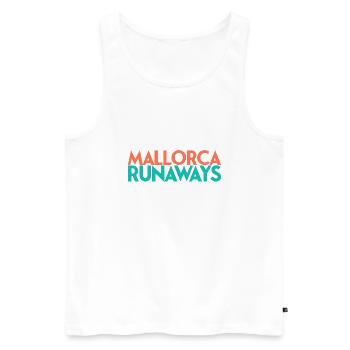 mallorca runaways - Männer Premium Bio Tank Top - Weiß - Vorne - Michal (187cm)