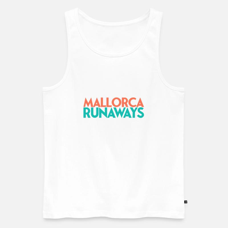 mallorca runaways - Männer Premium Bio Tank Top - Weiß
