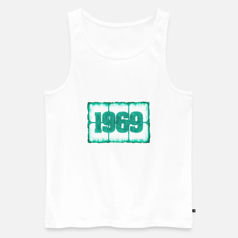 1969 - Männer Premium Bio Tank Top - Weiß