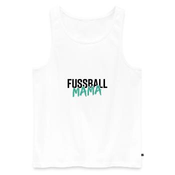 Fußball Mama Fan Geschenk - Männer Premium Bio Tank Top - Weiß - Vorne - Michal (187cm)