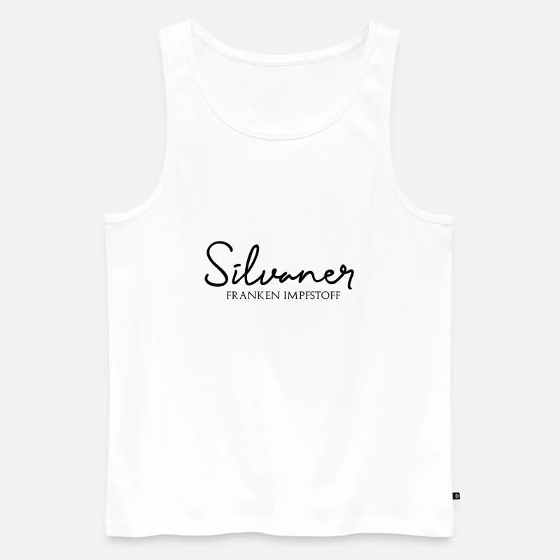 Silvaner Wein - Frankenimpfstoff - Männer Premium Bio Tank Top - Weiß