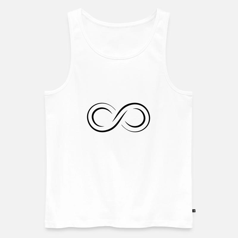 Unendliche Tatta - Männer Premium Bio Tank Top - Weiß