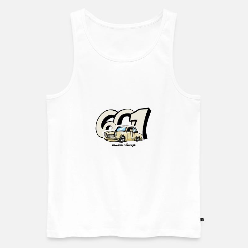 601 - Männer Premium Bio Tank Top - Weiß
