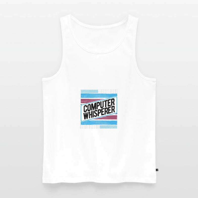 Computer Whisperer Gift Computer Gift Computer Men's Premium Organic Tank Top