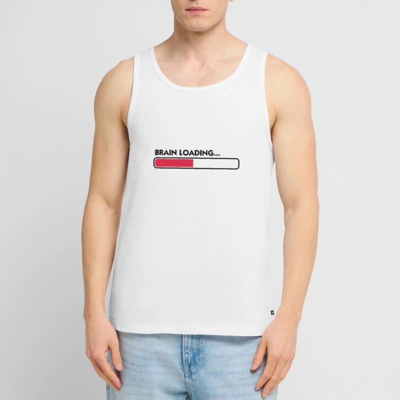 Brain loading Men's Premium Organic Tank Top