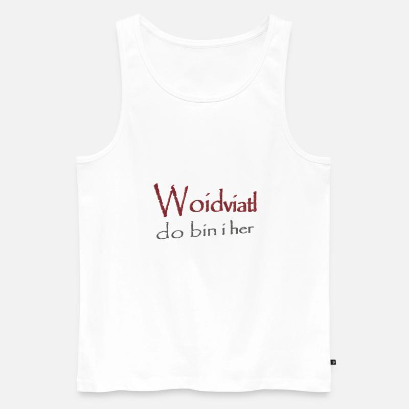 Waldviertler 4 - Männer Premium Bio Tank Top - Weiß