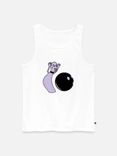 ällabätsch reloaded - Men's Premium Organic Tank Top - white
