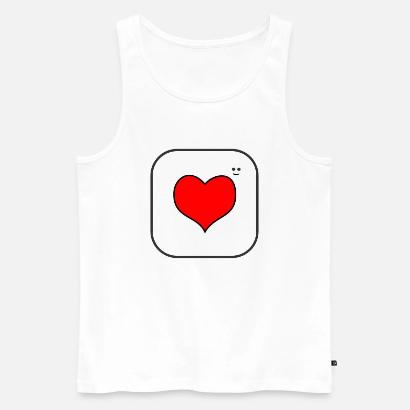 I'm Insta Positive - Männer Premium Bio Tank Top - Weiß