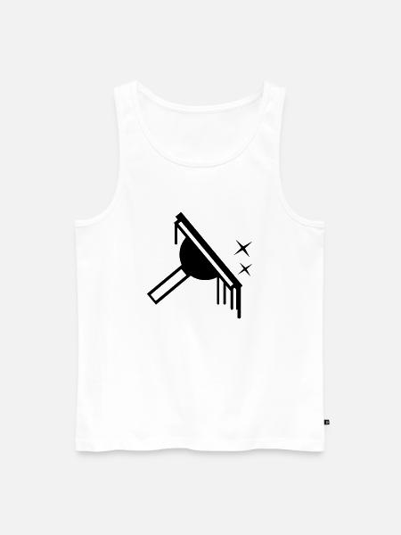 Fenster Reiniger Window Cleaner - Men's Premium Organic Tank Top - white