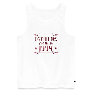 Les meilleurs sont nés en 1994 - Débardeur bio Premium Homme - blanc - Devant - Michal (187cm)