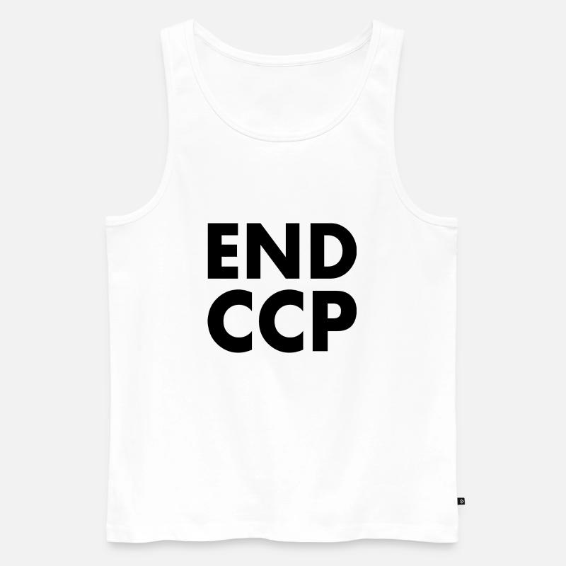 End ccp - Männer Premium Bio Tank Top - Weiß
