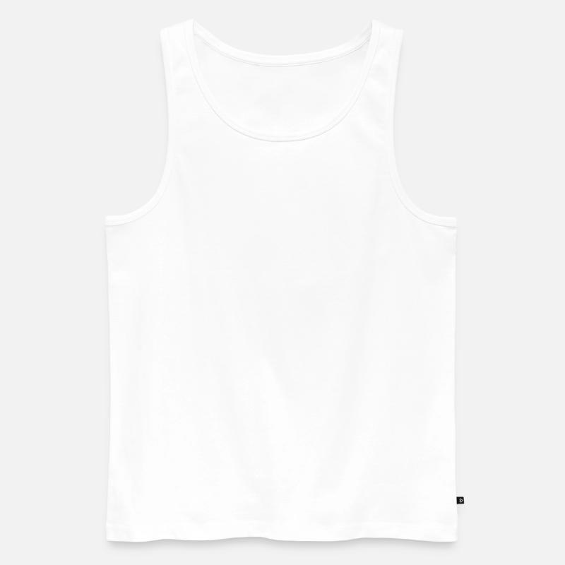 Fussball evolution - Männer Premium Bio Tank Top - Weiß