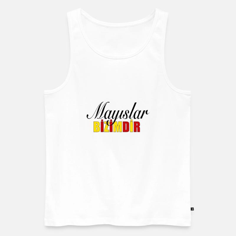 Mayislar Bizimdir - Männer Premium Bio Tank Top - Weiß
