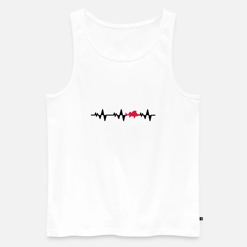 Barschalarm - Männer Premium Bio Tank Top - Weiß