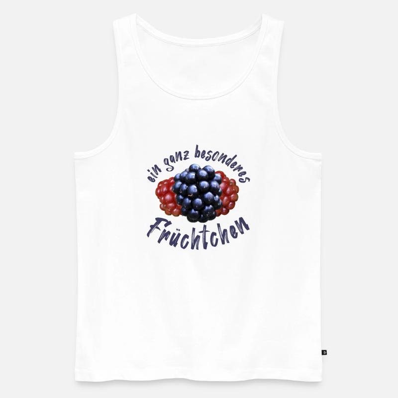 Früchtchen Bengel Göre - Männer Premium Bio Tank Top - Weiß