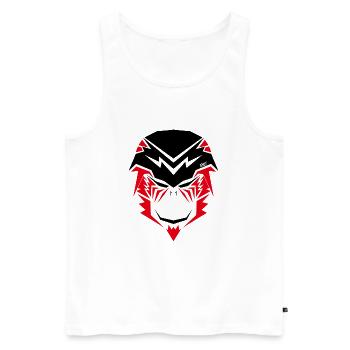 The Monkey King Fighter - Men's Premium Organic Tank Top - white - Front - AI Model Male 178 light (178cm)