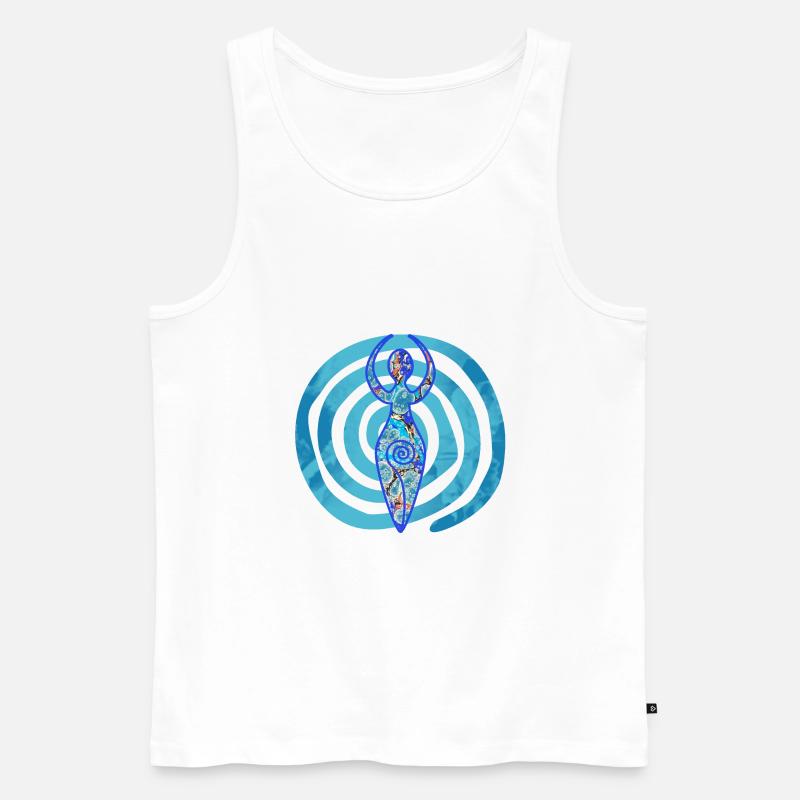 spiralgöttin e 238 - Männer Premium Bio Tank Top - Weiß