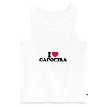 Capoeira - Débardeur bio Premium Homme - blanc - Devant - Michal (187cm)