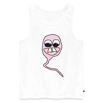 Ver cool - Débardeur bio Premium Homme - blanc - Devant - Michal (187cm)