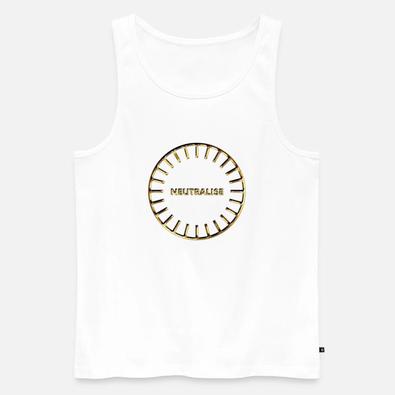 Neutralise, Sanjeevini, Schutz, Symbol, Computer - Männer Premium Bio Tank Top - Weiß